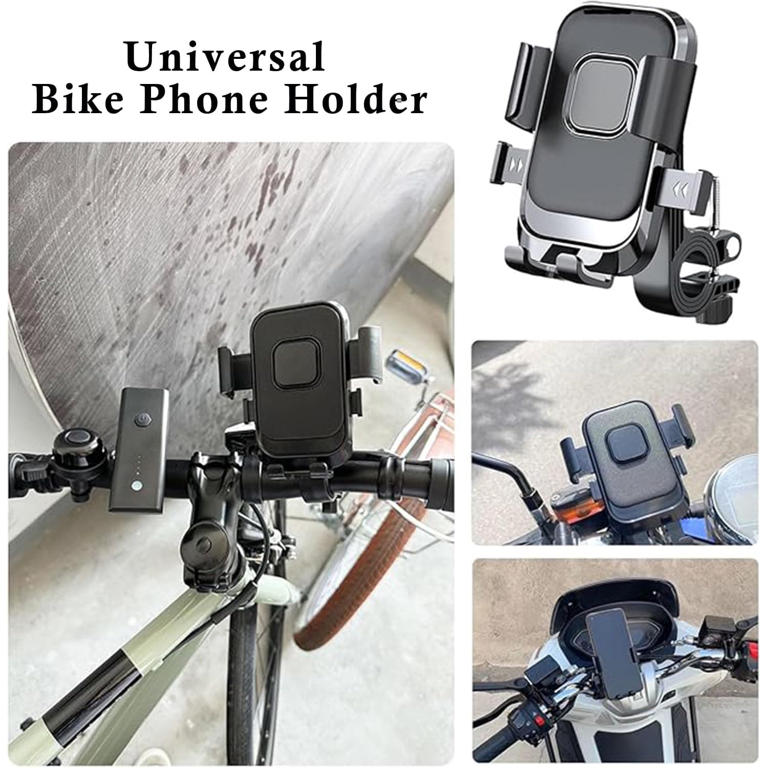 XY088 Bike Mobile Holder 360° Rotation One Click Lock view 4