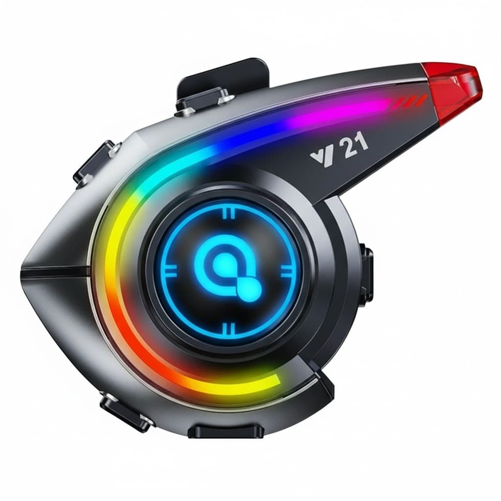 Y21 Bluetooth Motorcycle Helmet Headset