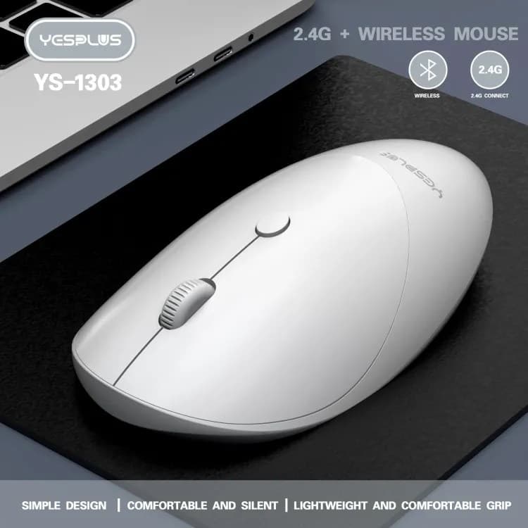 YESPLUS YS 1303 Bluetooth And 2.4G Dual Mode Wireless Business Mouse