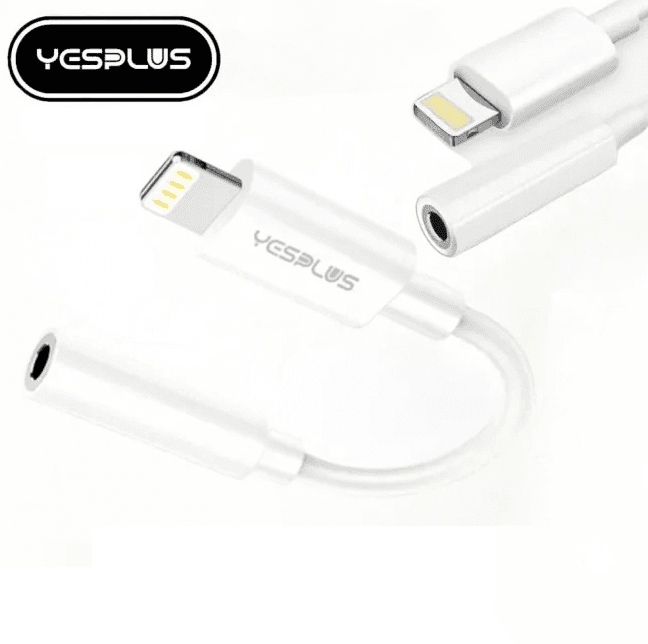 YESPLUS YS 1406 IPH To 3.5mm Audio Adapter Headphone Jack Converter