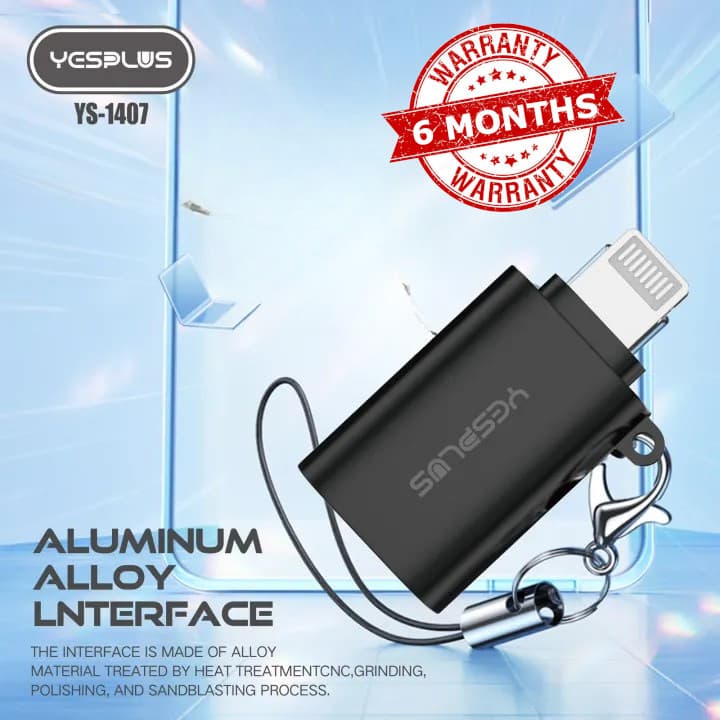 Yesplus YS 1407 OTG Lightning Adapter For iOS Devices