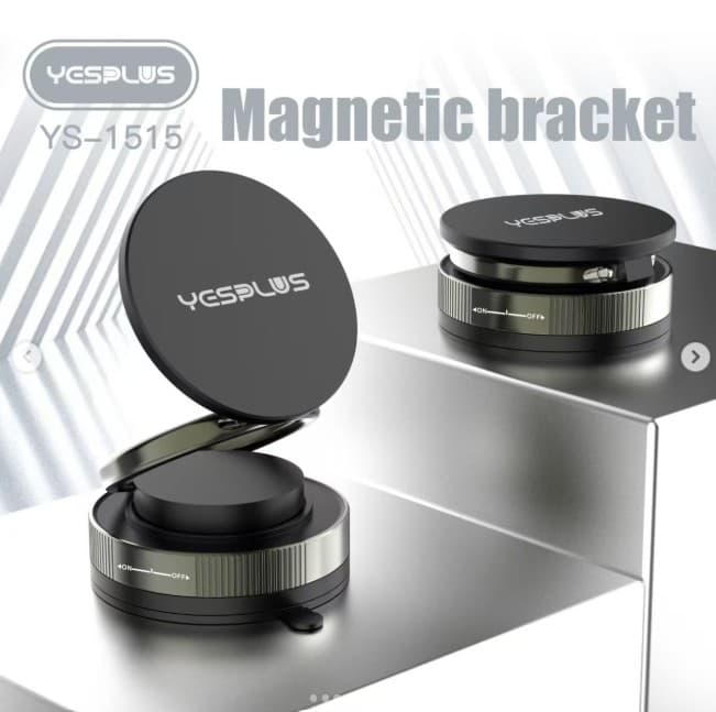 Yesplus YS-1515 Ultra-Stable Magnetic Phone Mount N58 Strong Magnet & Vacuum Suction Base