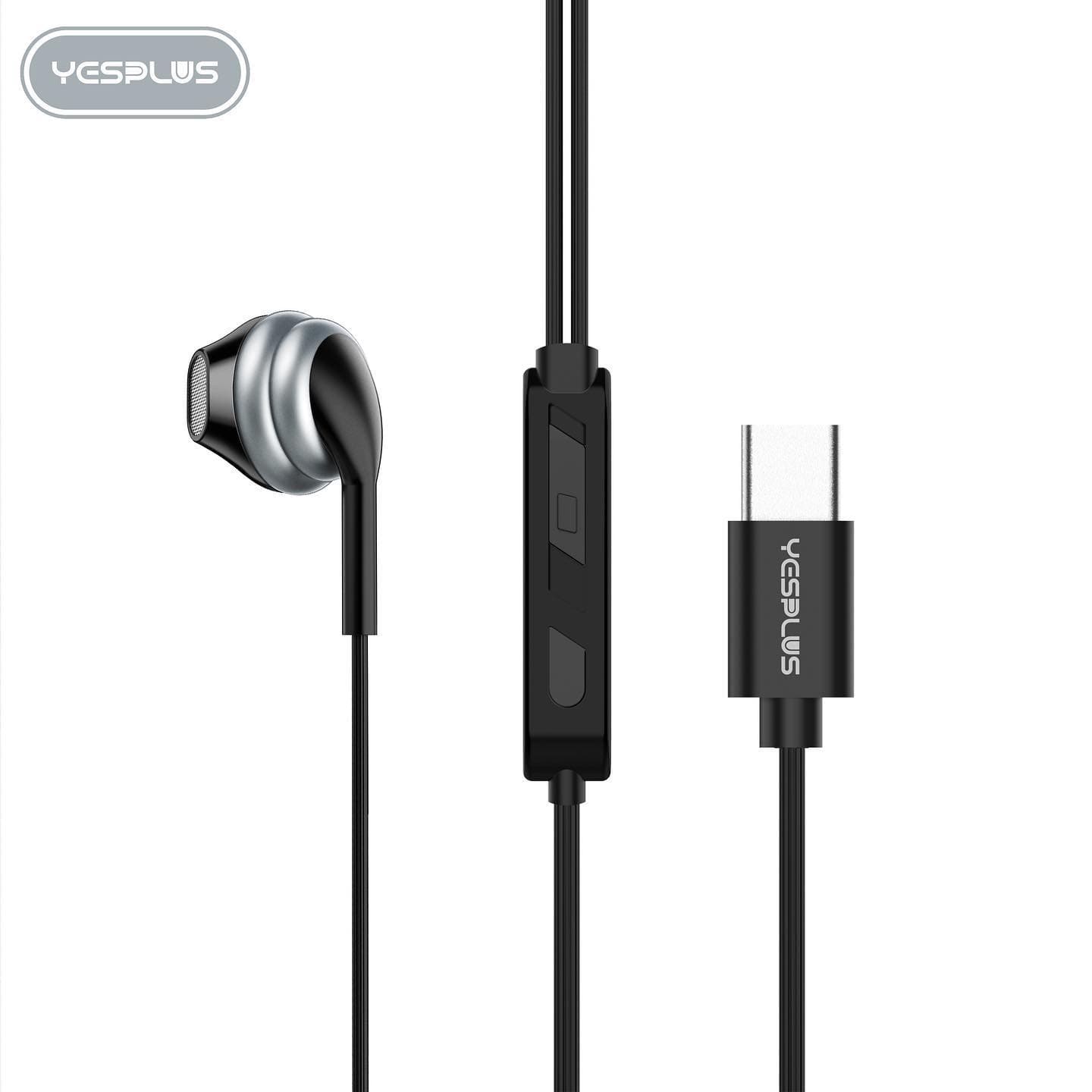 Yesplus YS 317 Type C Extra Bass Crisp & Clear Stereo Earphone