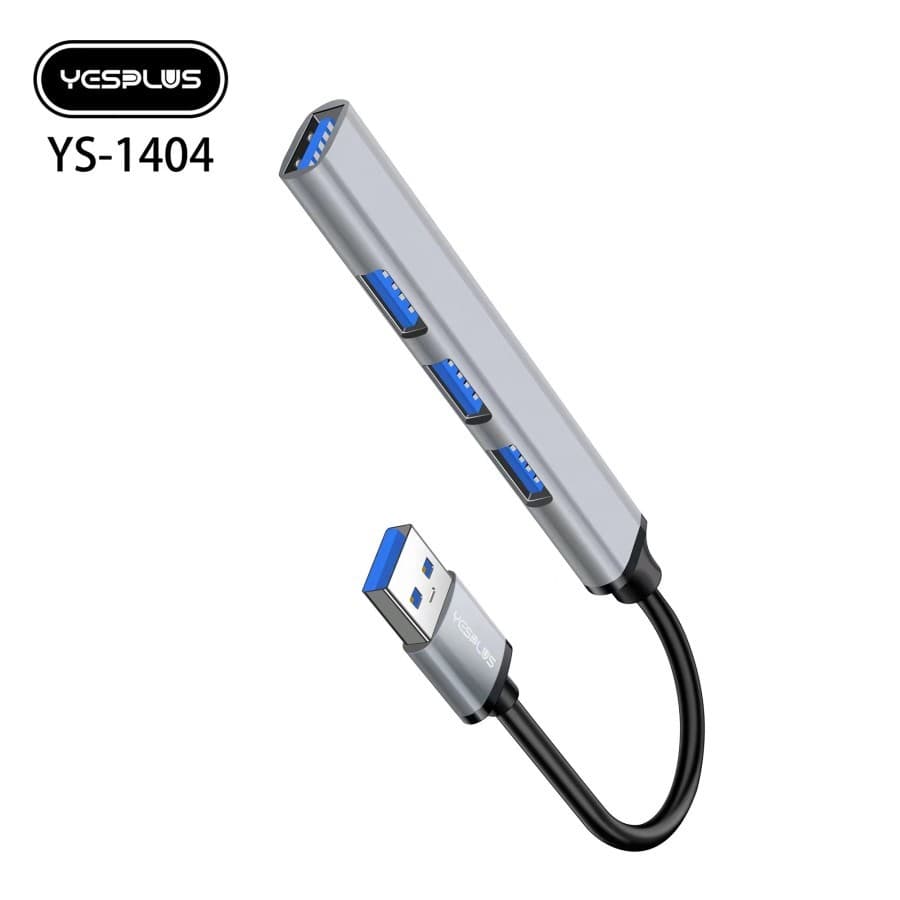 Yesplus YS1404 USB 3.0 High Speed 4 Ports USB Hub