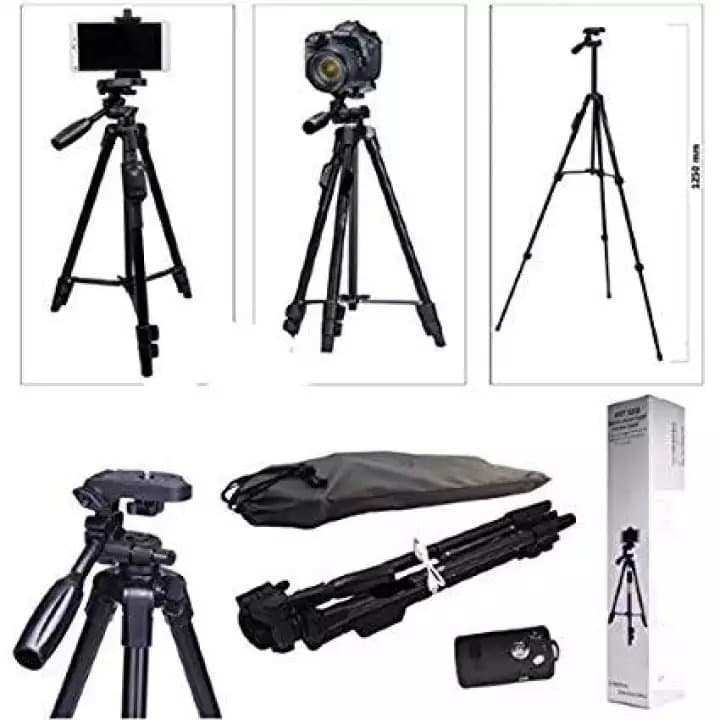 Yunfeng 3388 Tripod DSLR Camera Mobile Professional Tripod Stand view 2