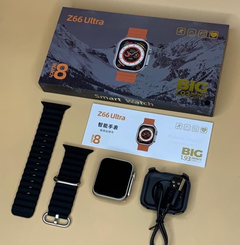 Z66 Ultra Smart Watch Bluetooth Dial Call Heart Rate Function view 3