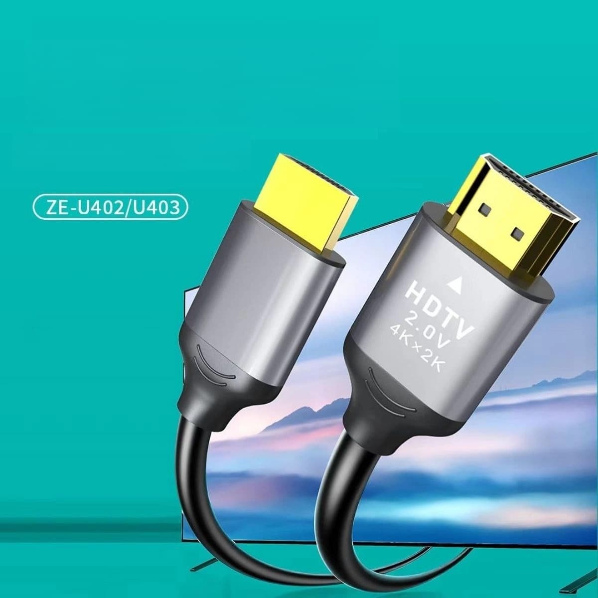 ZEQI ZE-U403 Ultra HD 4K HDMI Cable (1M-3M-5M Options) view 2