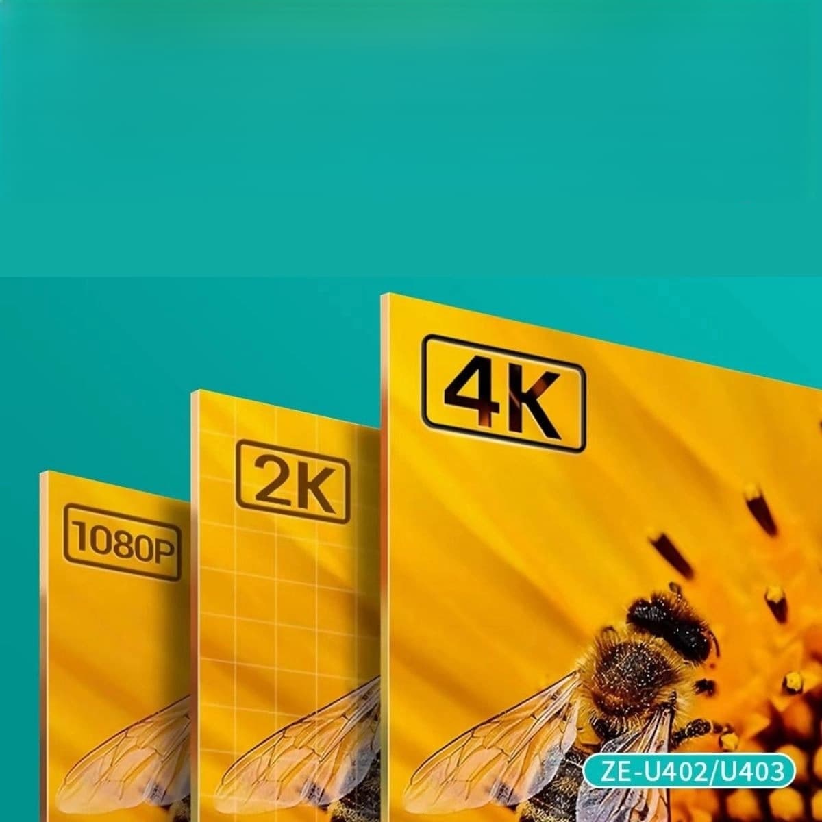 ZEQI ZE-U403 Ultra HD 4K HDMI Cable (1M-3M-5M Options) view 3