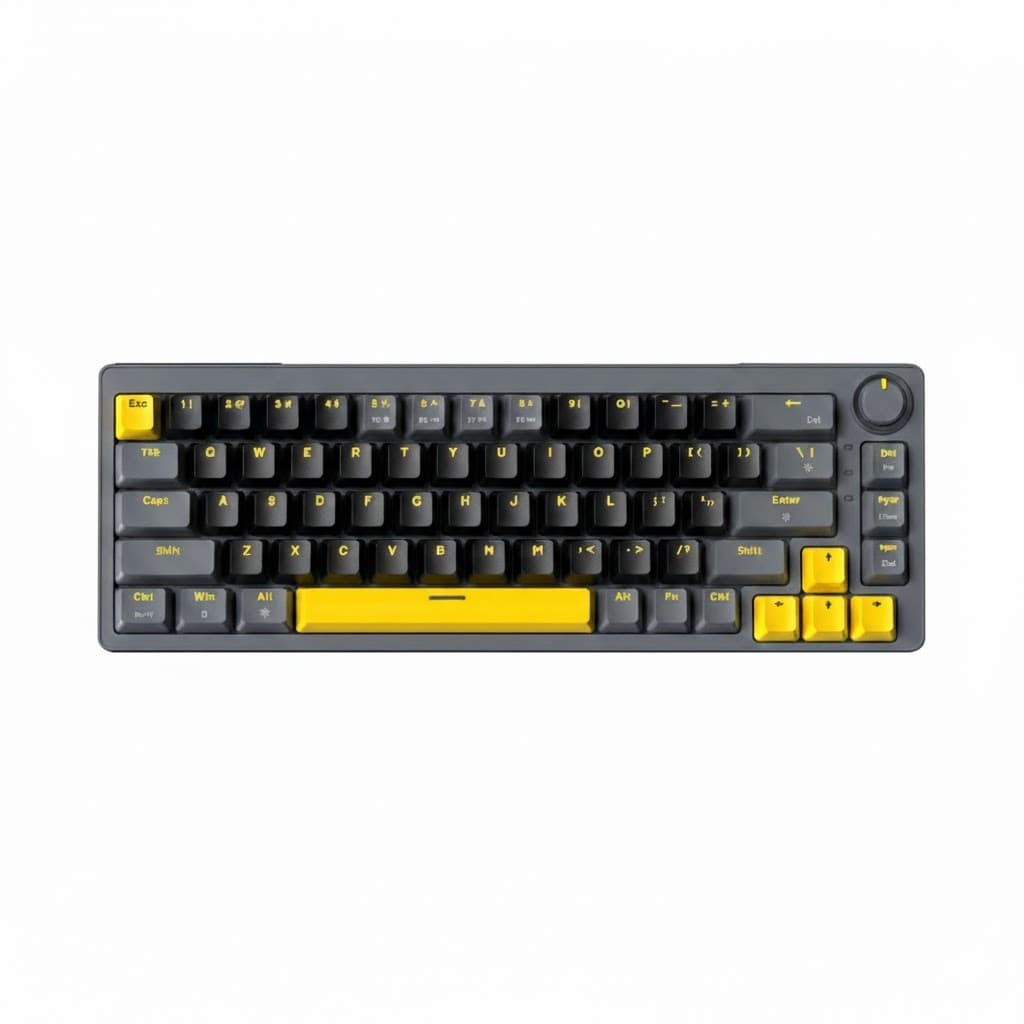 Zifriend AG68 Red Switch 68 Keys Gasket Mechanical Keyboard