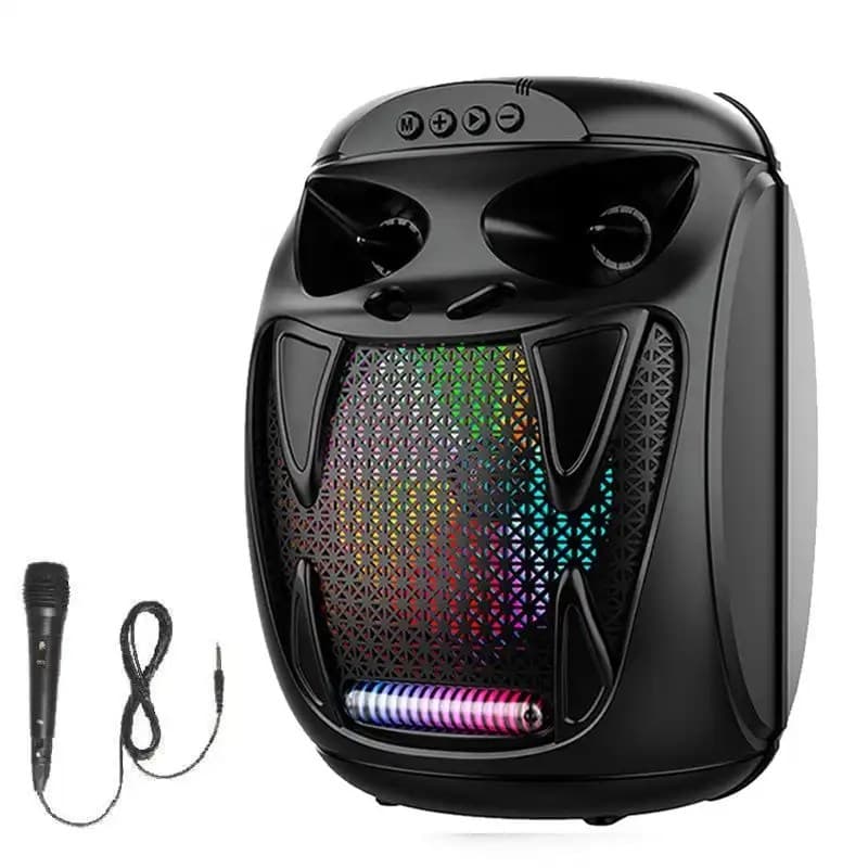 ZQS 8137 8 Inch Portable Bluetooth Speaker FM Radio TF Card USB AUX Player With Mic