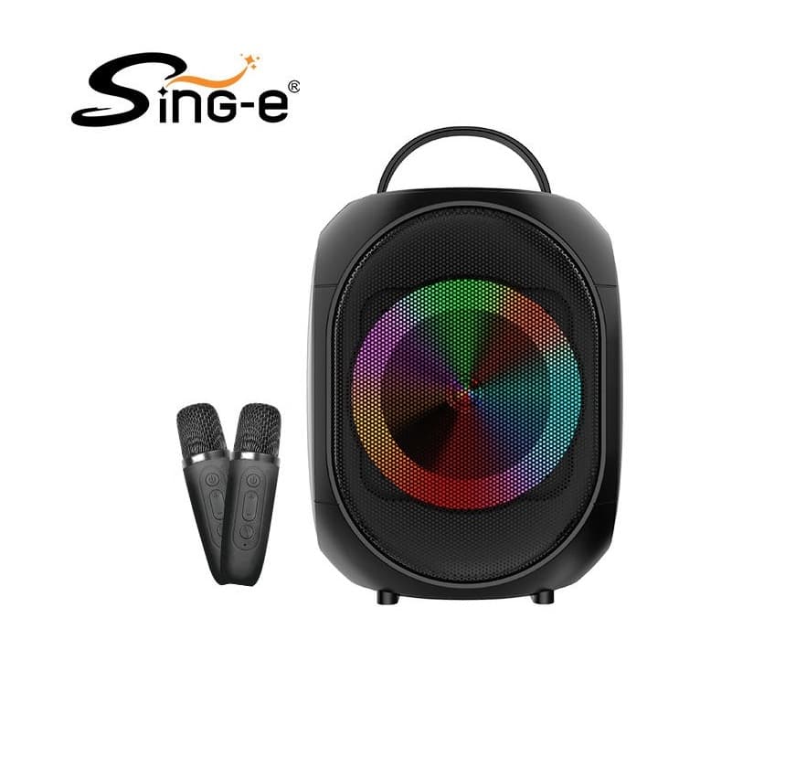 ZQS‑W4106 Portable Karaoke Speaker BT/FM/USB/TF/AUX/MIC/TWS Dual Microphone