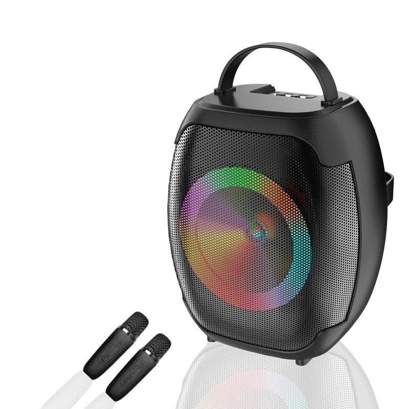 ZQS W4107 Portable Bluetooth Speaker RGB Lights Dual Mics & Affordable Party Sound view 4