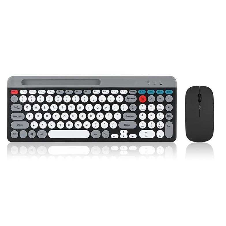 ZYG806 Wireless Multi-Device Bluetooth & 2.4G Dual-Mode Keyboard And Mouse Set