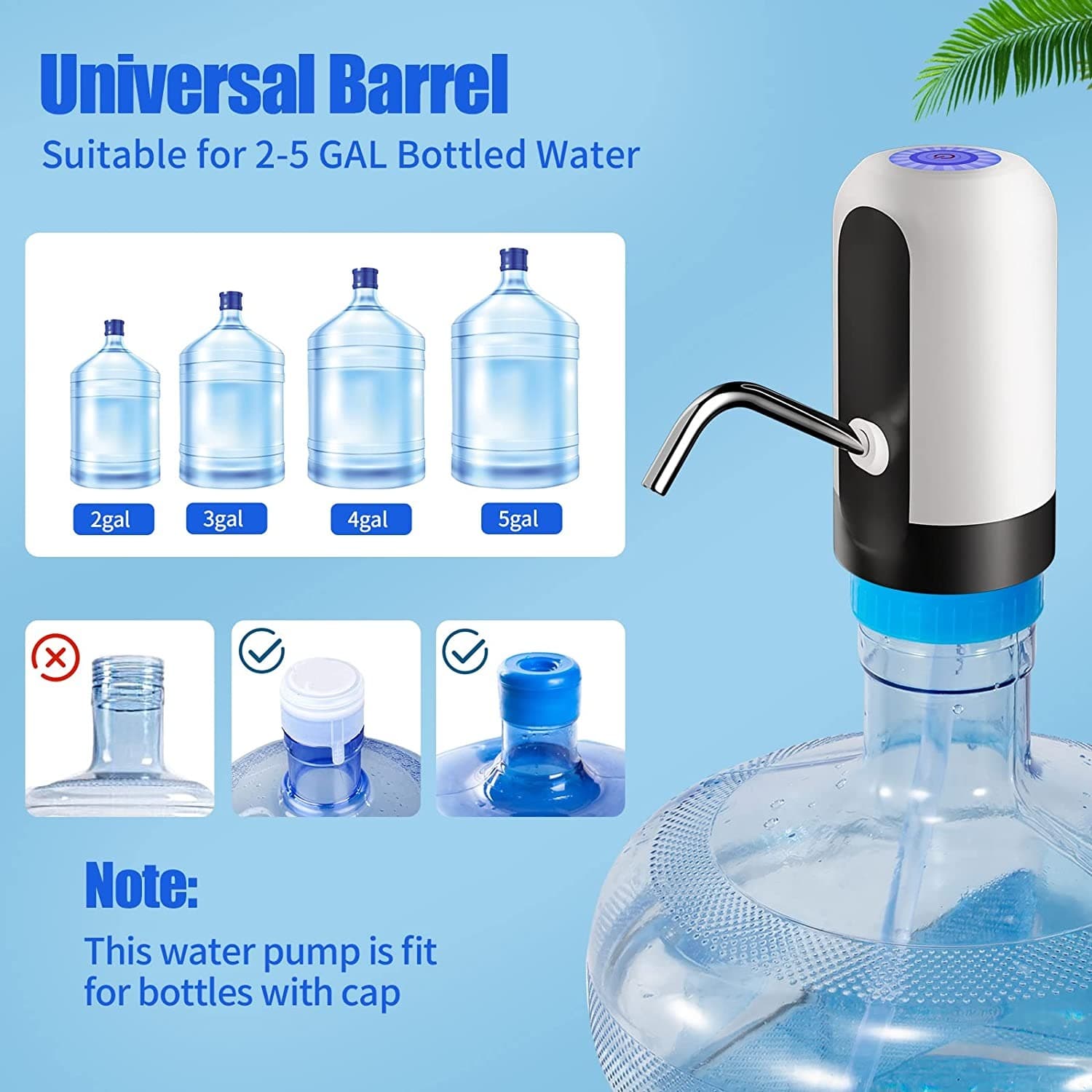Portable Automatic USB Electric Rechargeable Water Dispenser Machine — image 7