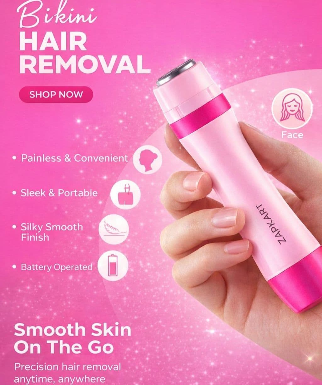 Bikini Hair Remover | Battery operated | Electric Facial Hair Remover — image 2