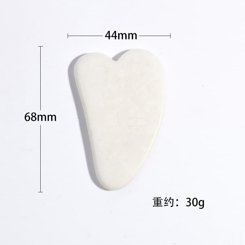 3 Sets Handheld White Green Quartz Jade Roller Gua Sha Beauty Facial Massage — image 4