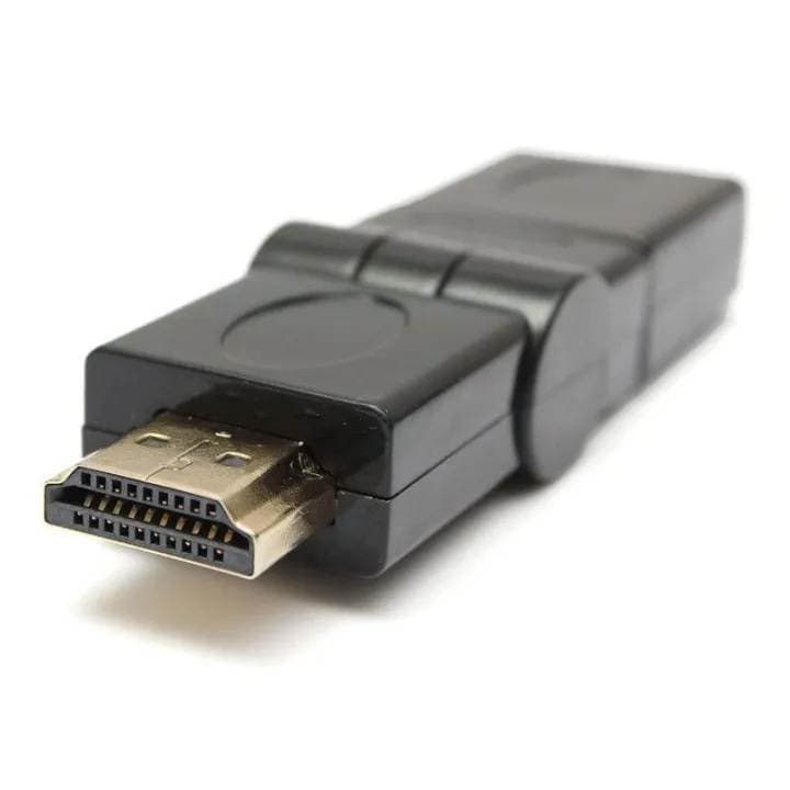 360 Degree Rotation Swivel HDMI Male To HDMI Female Adjustable HDMI Connector — image 2