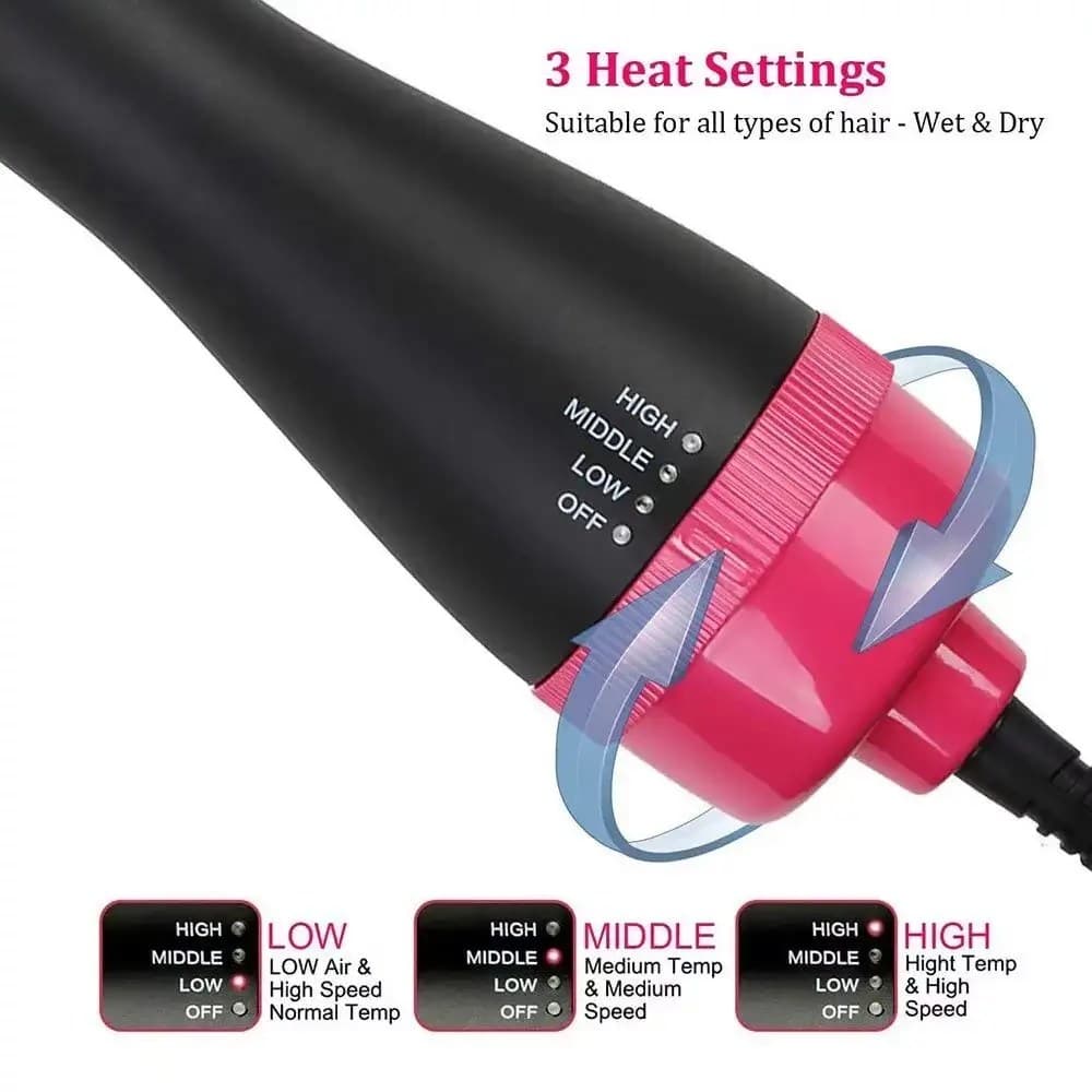 4 In 1 Hot Air Dryer Brush Styler And Volumizer Comb — image 3