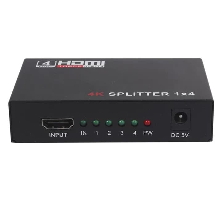 4 Port HDMI Hub Multi Splitter & HDTV 1080P 1 Input 4 Output — image 3