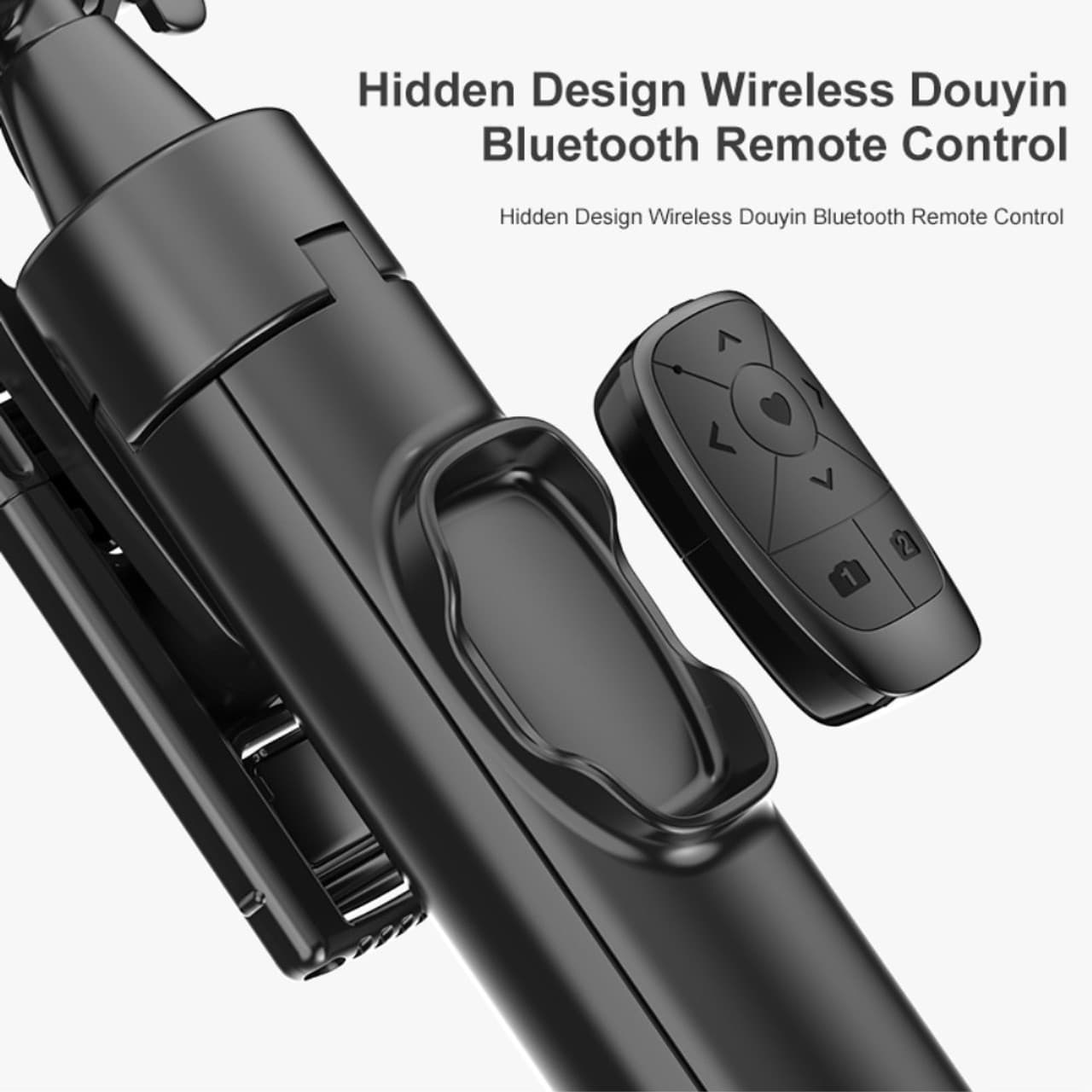 A36 1.6m Extendable Selfie Stick Mobile Stand Tripod With Bluetooth Remote — image 2
