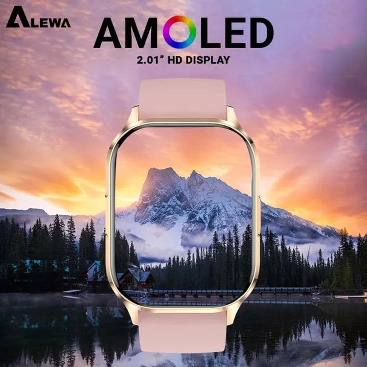 Alewa Strike Amoled Smartwatch 2.01″ Large Display Bluetooth Calling IP67 WaterProof Metal Body — image 3