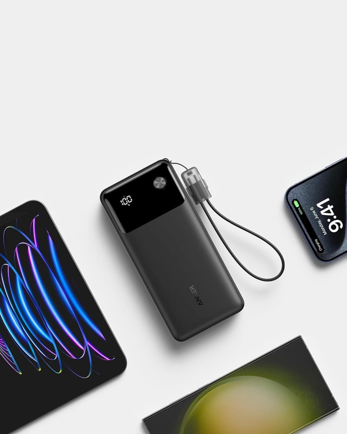 Anker 20,000mAh 30W Fast Charging Power Bank with Digital Display (2 USB-C, 1 USB-A) — image 2