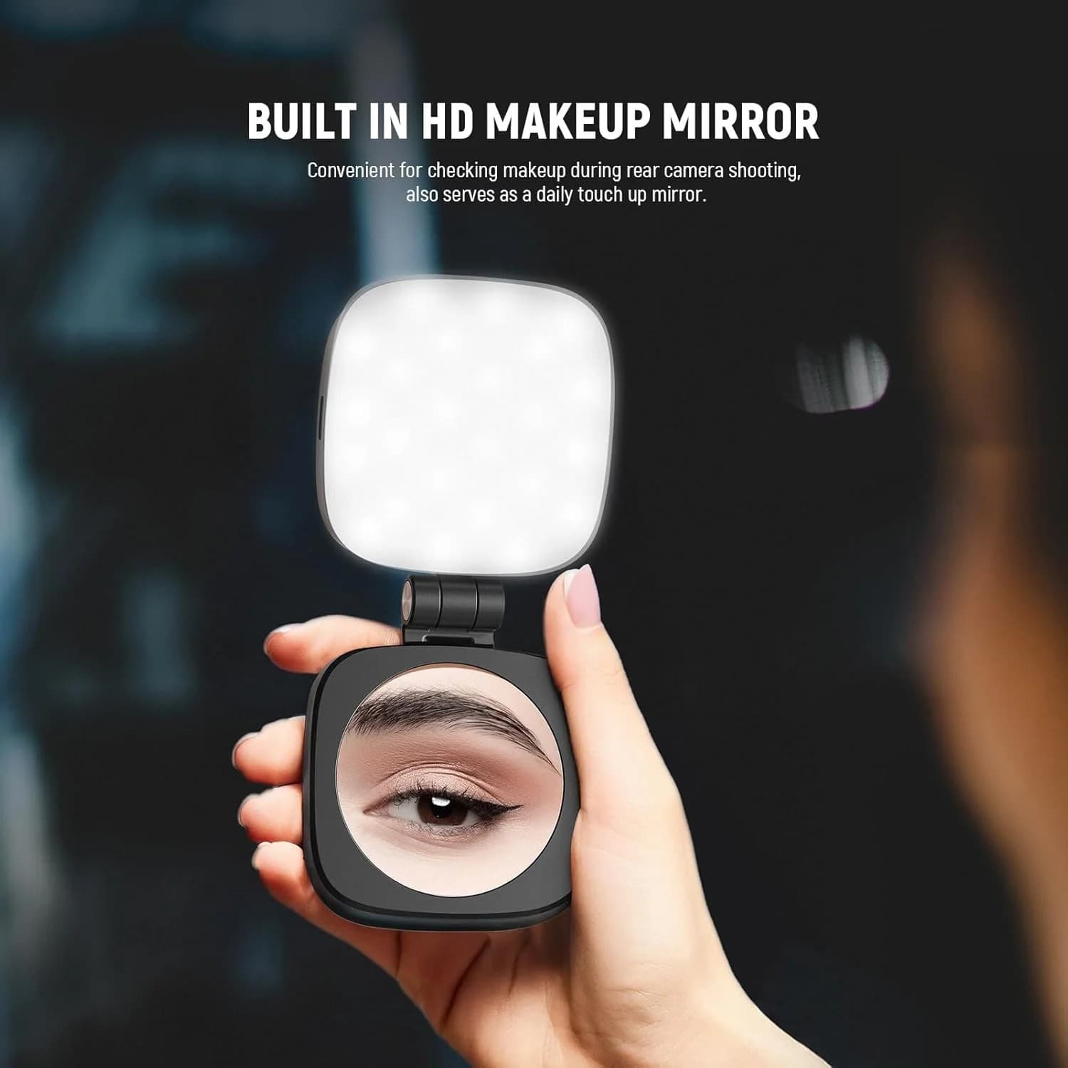 B13 MagSafe Magnetic Selfie Light With Mirror Folding LED Light For Phone & Video Calls — image 2
