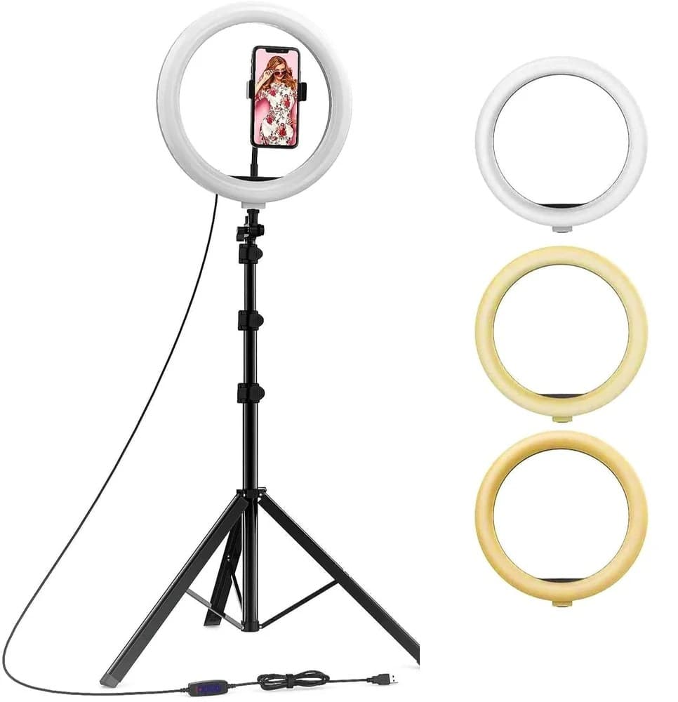 BD 360 Ring Light 36 CM With 7 Feet Tripod Stand And Mobile Holder Tiktok Light — image 2