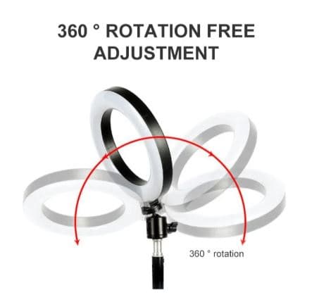BD 360 Ring Light 36 CM With 7 Feet Tripod Stand And Mobile Holder Tiktok Light — image 3