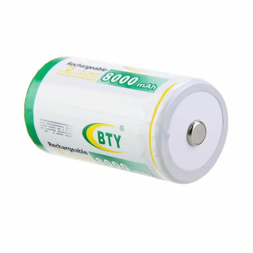 BTY D8000 Rechargeable Battery Size D 1.2 V HR20 NiMH 8000mAh 1.2 V Battery — image 2