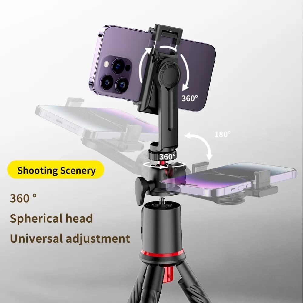 C03 Telescopic Pole Selfie Stick Tripod With Detachable 360 Ballhead — image 6