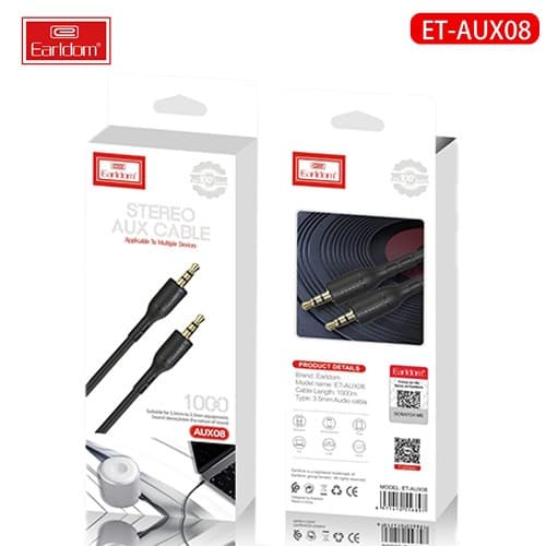 Earldom AUX08 3 Meter Stereo AUX Audio Cable 3.5mm Male To Male Connector — image 4