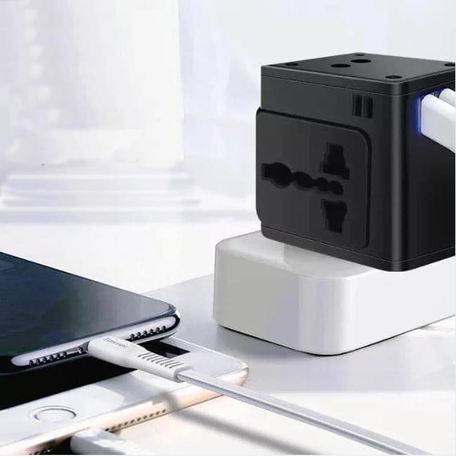 Earldom ES LC10 Universal Travel Adapter With Dual Usb Charging Ports — image 4