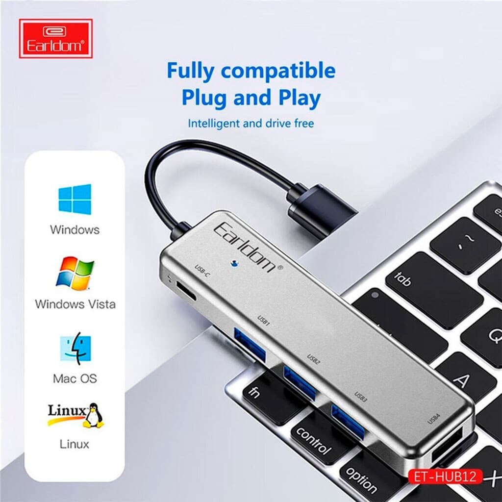 Earldom ET-HUB12 5 Port USB Hub — image 3