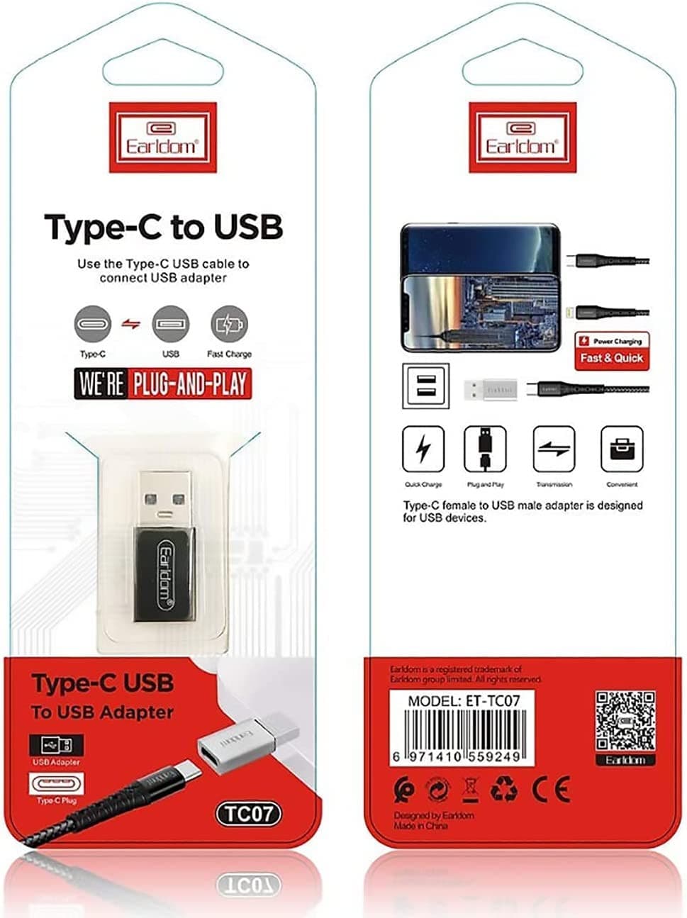 Earldom ET-TC07 Type C To USB — image 3