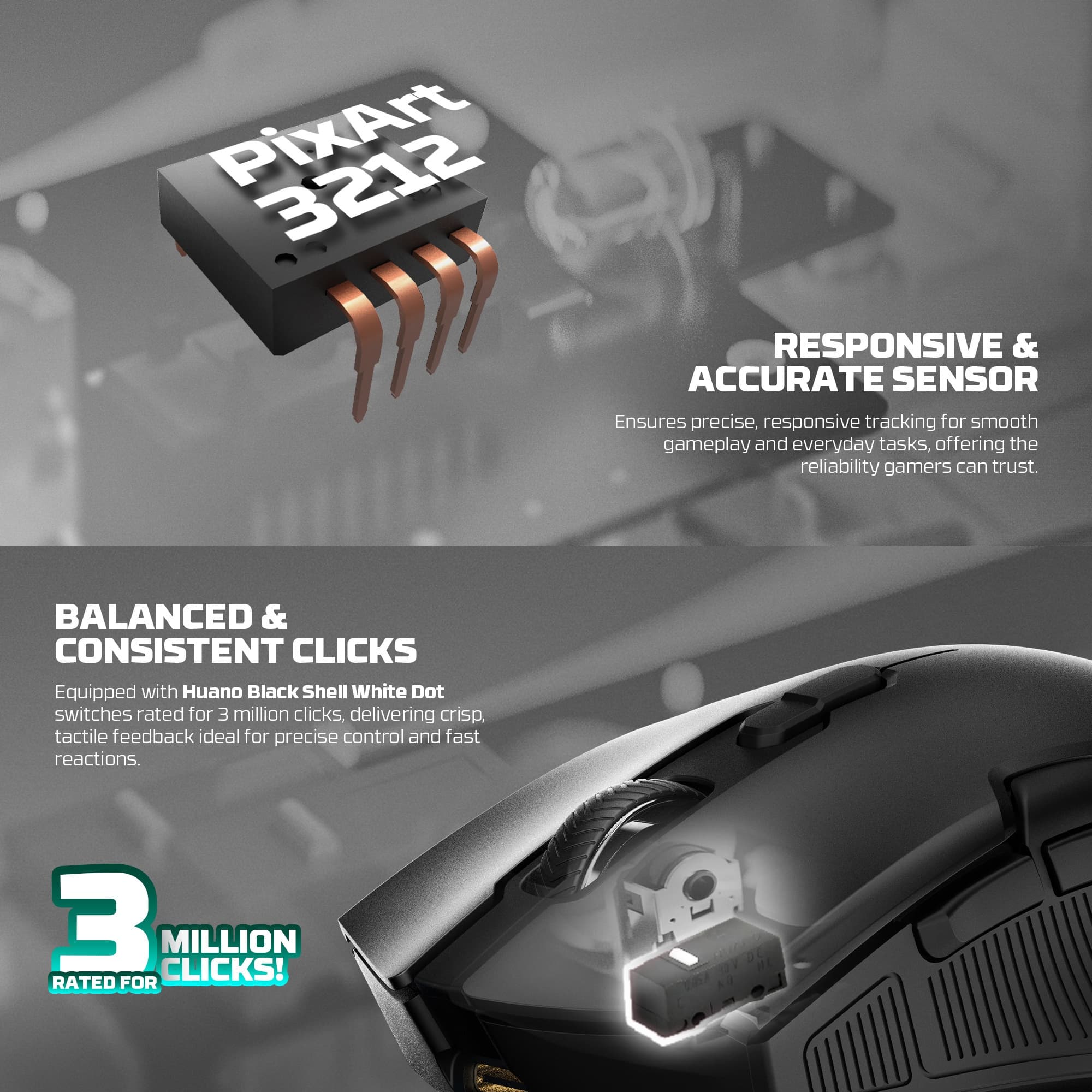 Fantech Cruiser II WG11V2RD Wireless Gaming Mouse — image 3