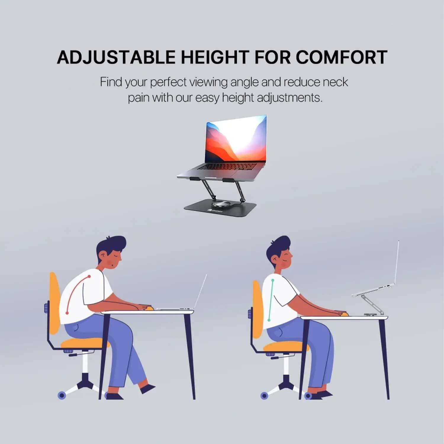 Fantech NS10 Metal Foldable Laptop Stand — image 3