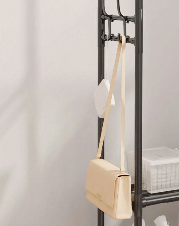Floor Standing Coat & Hat Stand with Shoe Storage and Clothes Rack — image 3