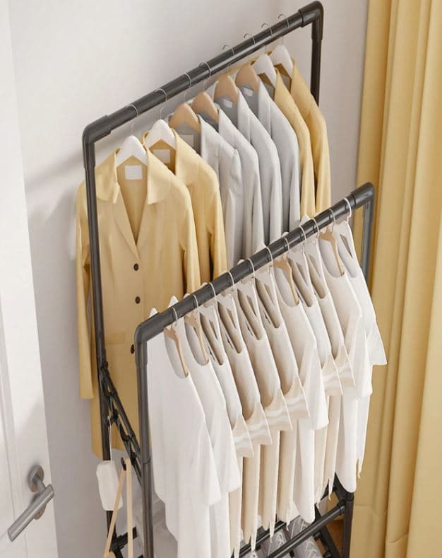 Floor Standing Coat & Hat Stand with Shoe Storage and Clothes Rack — image 4