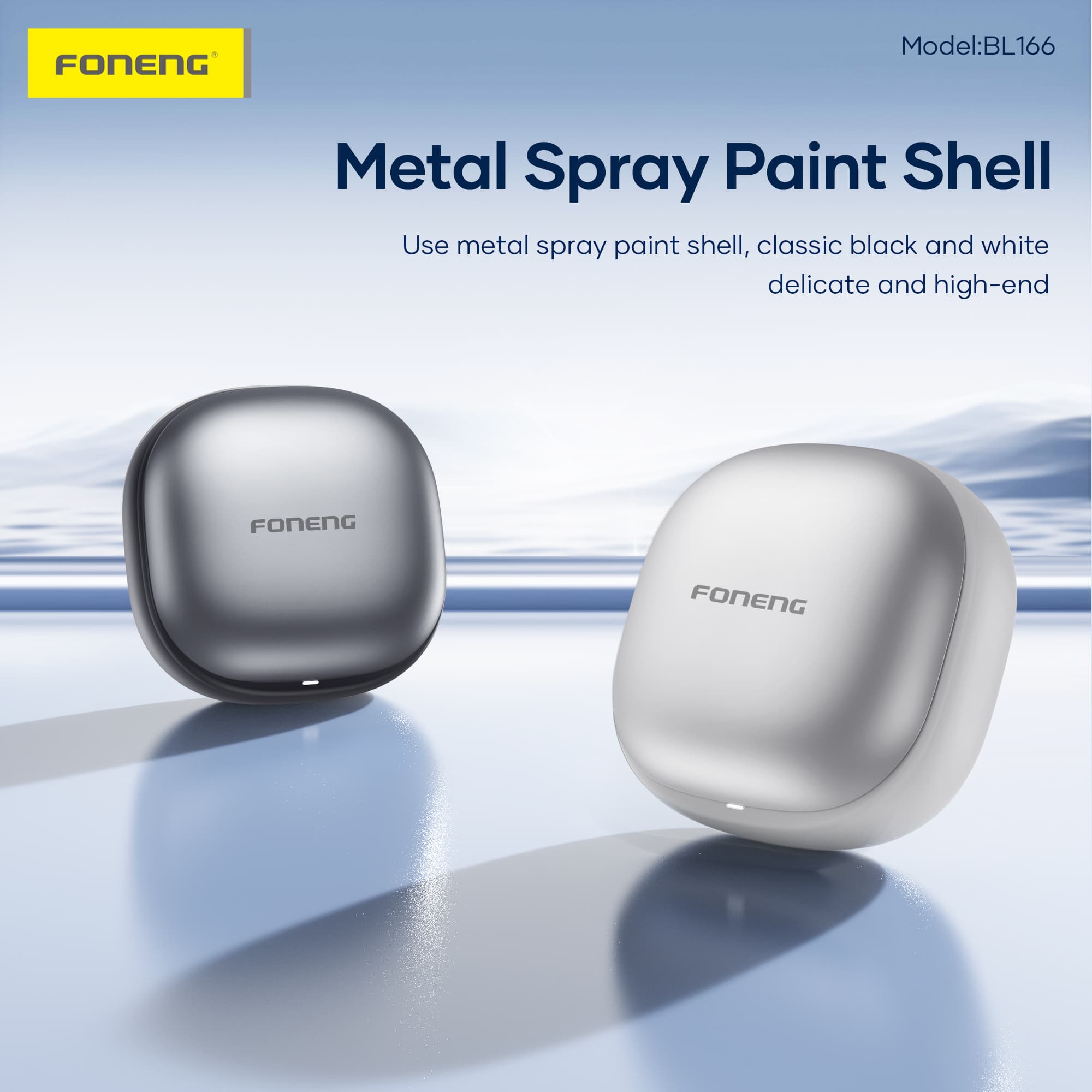 Foneng BL166 Sliding-Lid ANC + ENC Noise Canceling TWS Earphones — image 3
