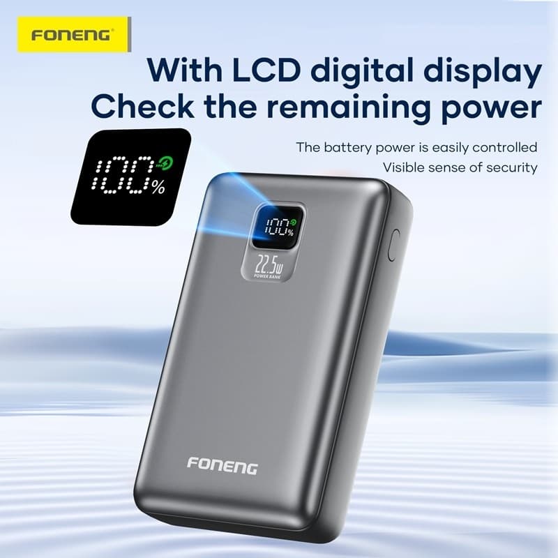Foneng PX126 20000mAh Fast Charging Power Bank 22.5W 3 Outputs — image 3