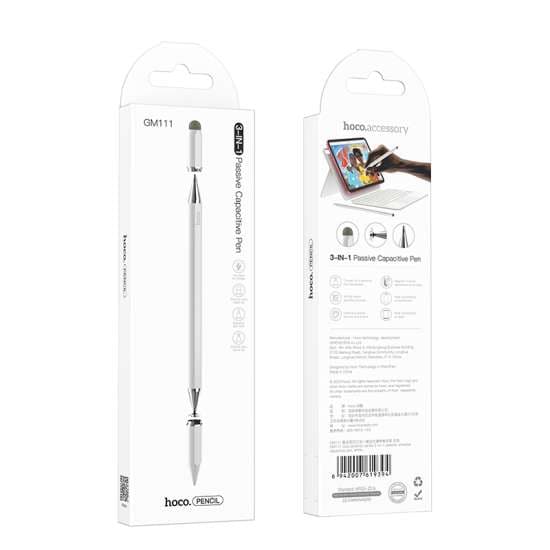 HOCO 3 In 1 Capacitive Touch Pen For Smartphones And Tablets — image 4