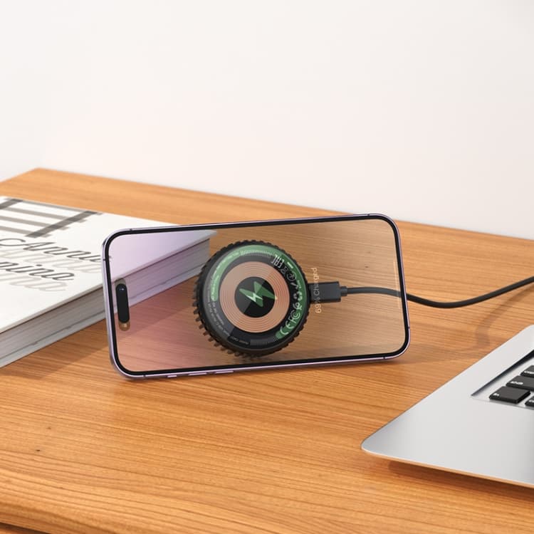 HOCO CW57 Air Cooled 15W Magnetic Wireless Fast Charger — image 2