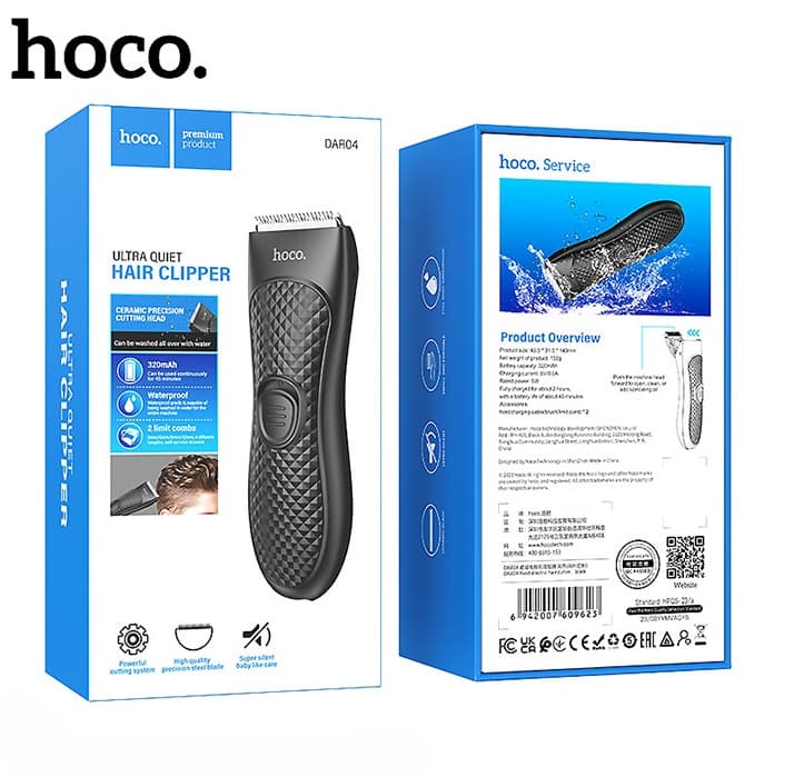 Hoco DAR04 Electric Rechargeable Hair Trimmer Clipper — image 4