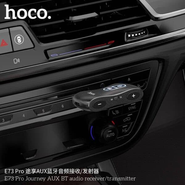 Hoco E73 Pro Wireless Type C Adapter Bluetooth V5.0 200mAh Battery Car 2 In 1 Receiver Transmitter — image 2