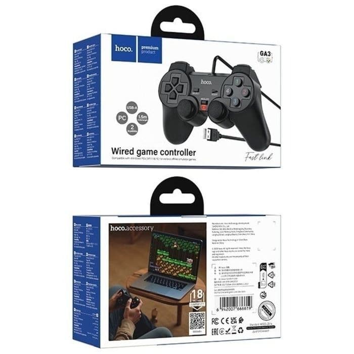 HOCO GA3 Fast Link Wired Game Controller Gamepad For PC — image 5