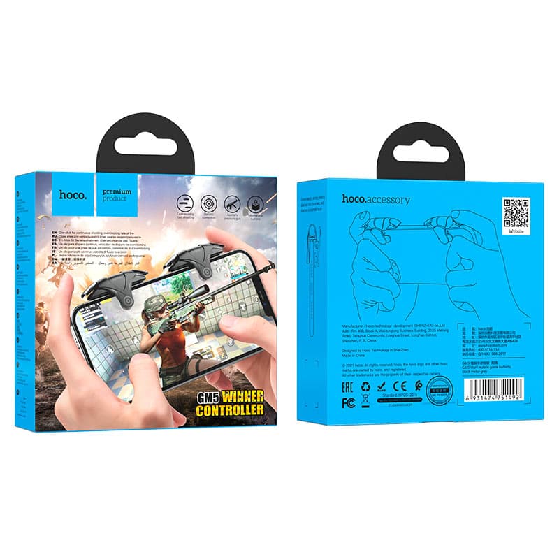 HOCO GM5 Wolf Mobile Gaming Controller Buttons — image 3