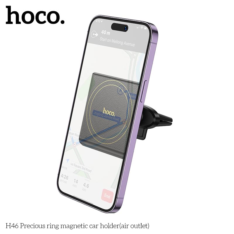 Hoco H46 Magnetic Car Air Vent Mobile Holder Stand — image 3