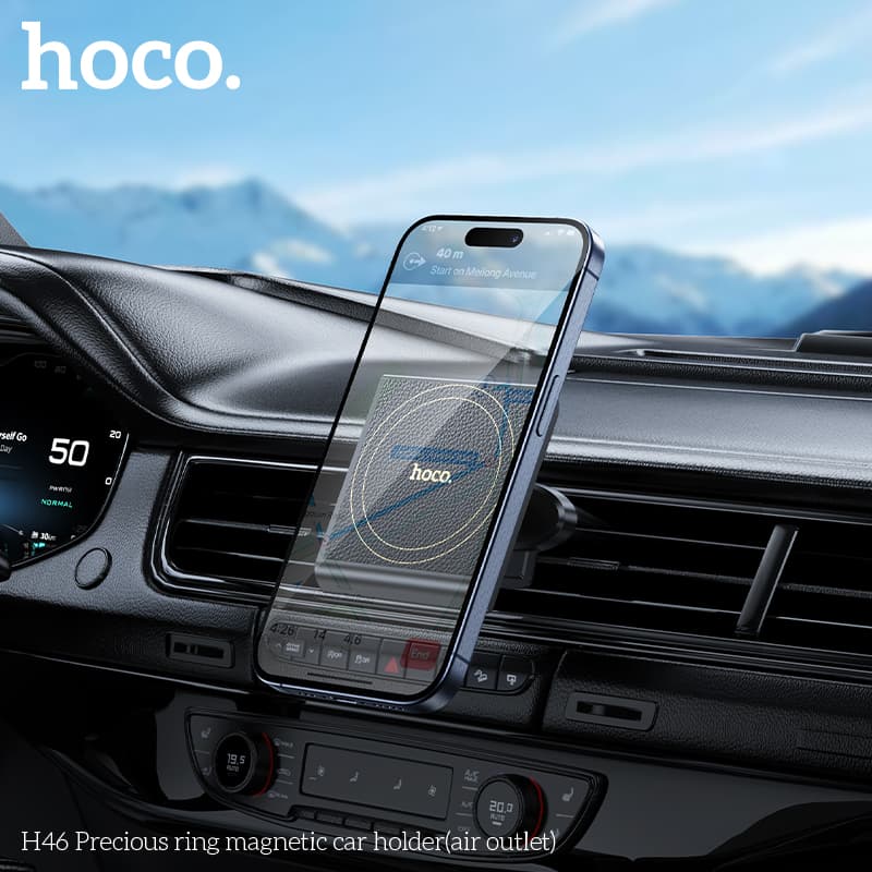 Hoco H46 Magnetic Car Air Vent Mobile Holder Stand — image 2