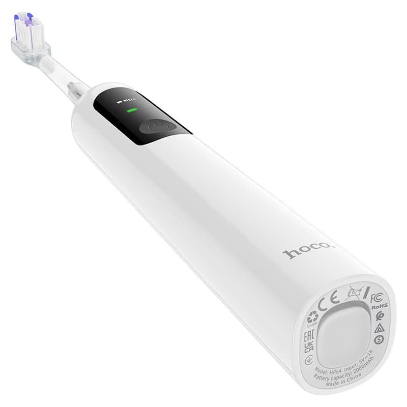 HOCO HP64 Acoustic Wave Rechargeable Electric Toothbrush With 3 Cleaning Modes & IPX7 — image 3